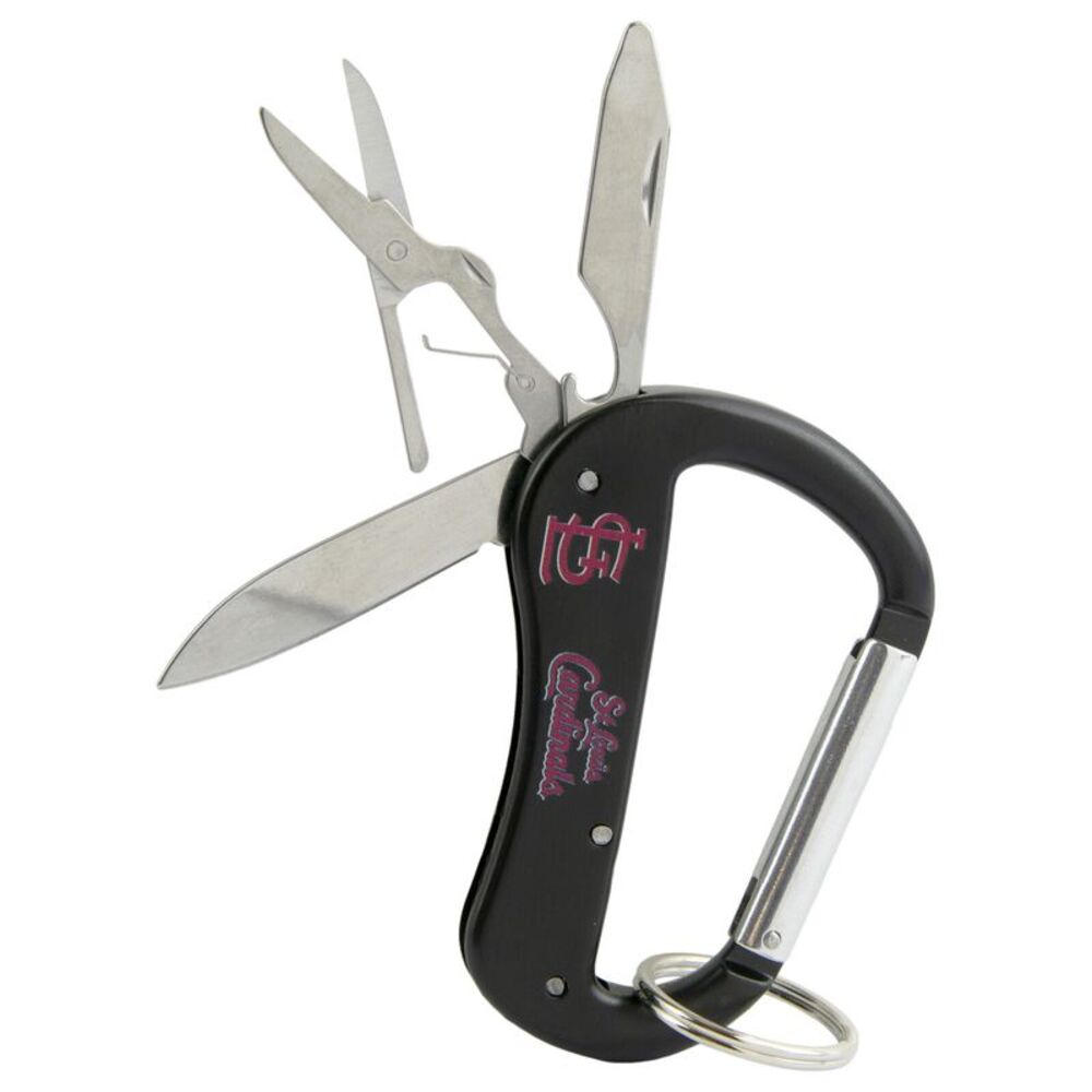 Aminco MLB St. Louis Cardinals Carabiner Multi-Tool Key Chain